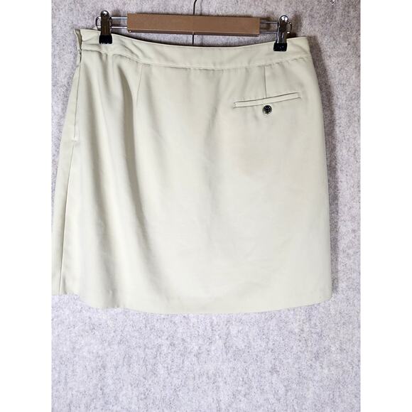 EP PRO Tan Women's Active Golf Zip Side Pockets Skort Skirt SZ 12 - Picture 2 of 9